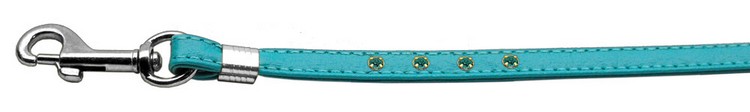 Step-In Harness Turquoise w/ Turq Stones 3/8" Match Jwl Leash Silver Hrdw